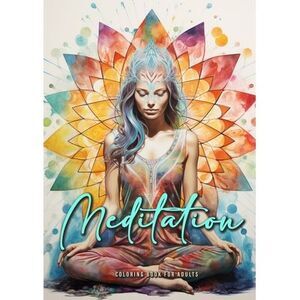 Meditation Coloring Book for Adults: Meditation Coloring Book Grayscale Mindfuln